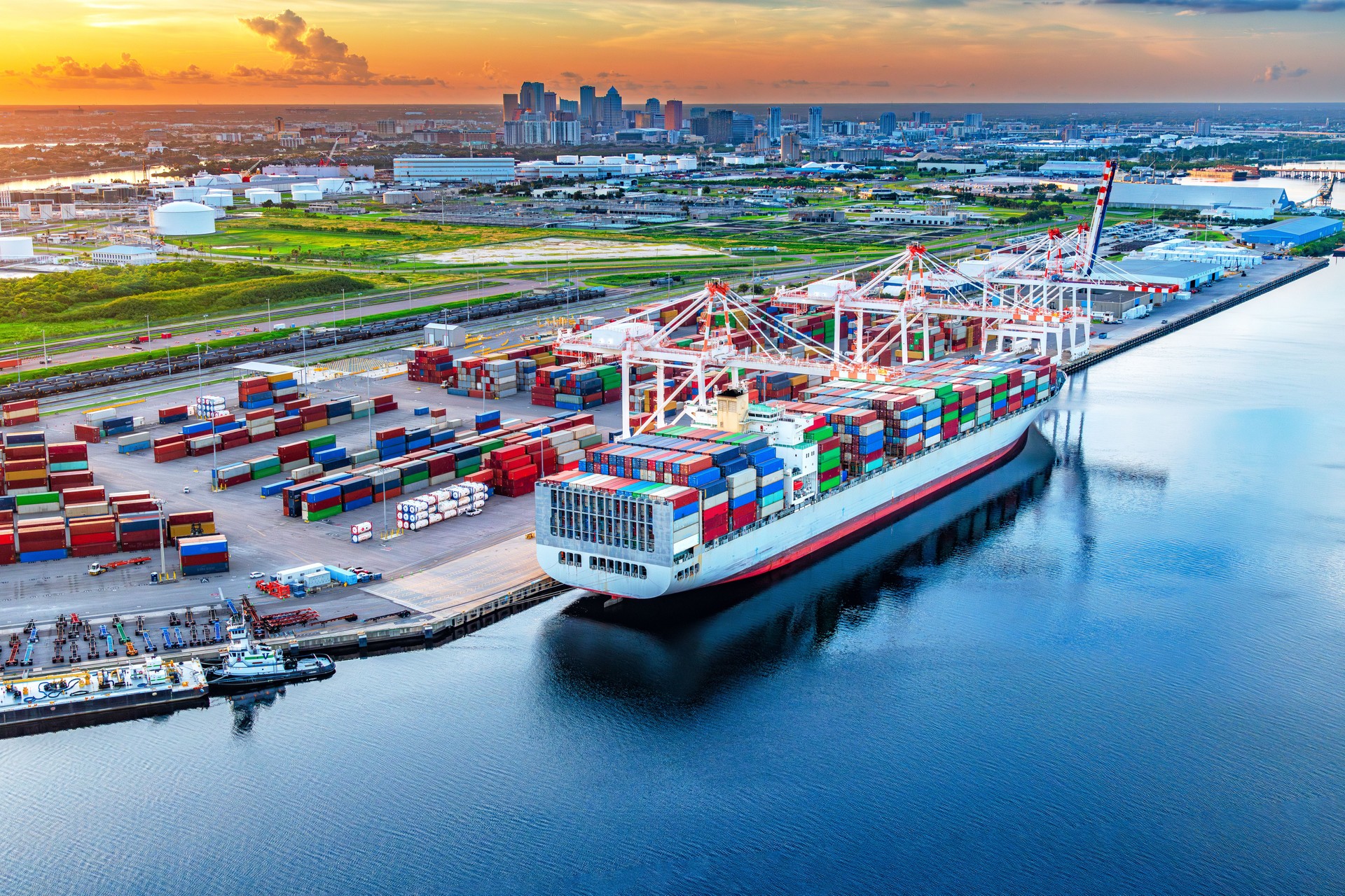 Port of Tampa Bay Aerial